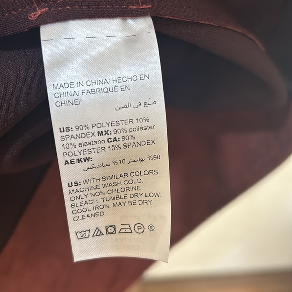 CHICO ELONGATED VEST WOMEN SIZE 8/10 BROWN FAUX SUEDE - Picture 13 of 14